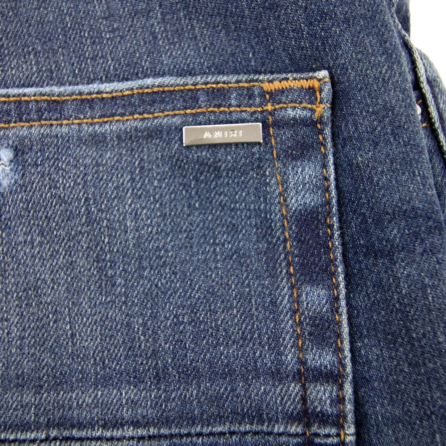 Amiri Vintage Bandana Artpatch Jean Denim
