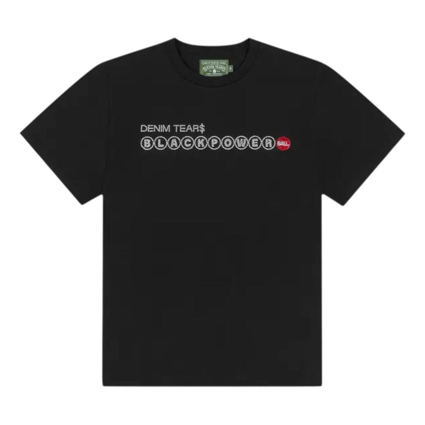 Denim Tears Powerball T-Shirt 'Black' SS25TSS056261