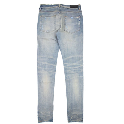 Amiri Mx1 Cracked Paint Jean Denim