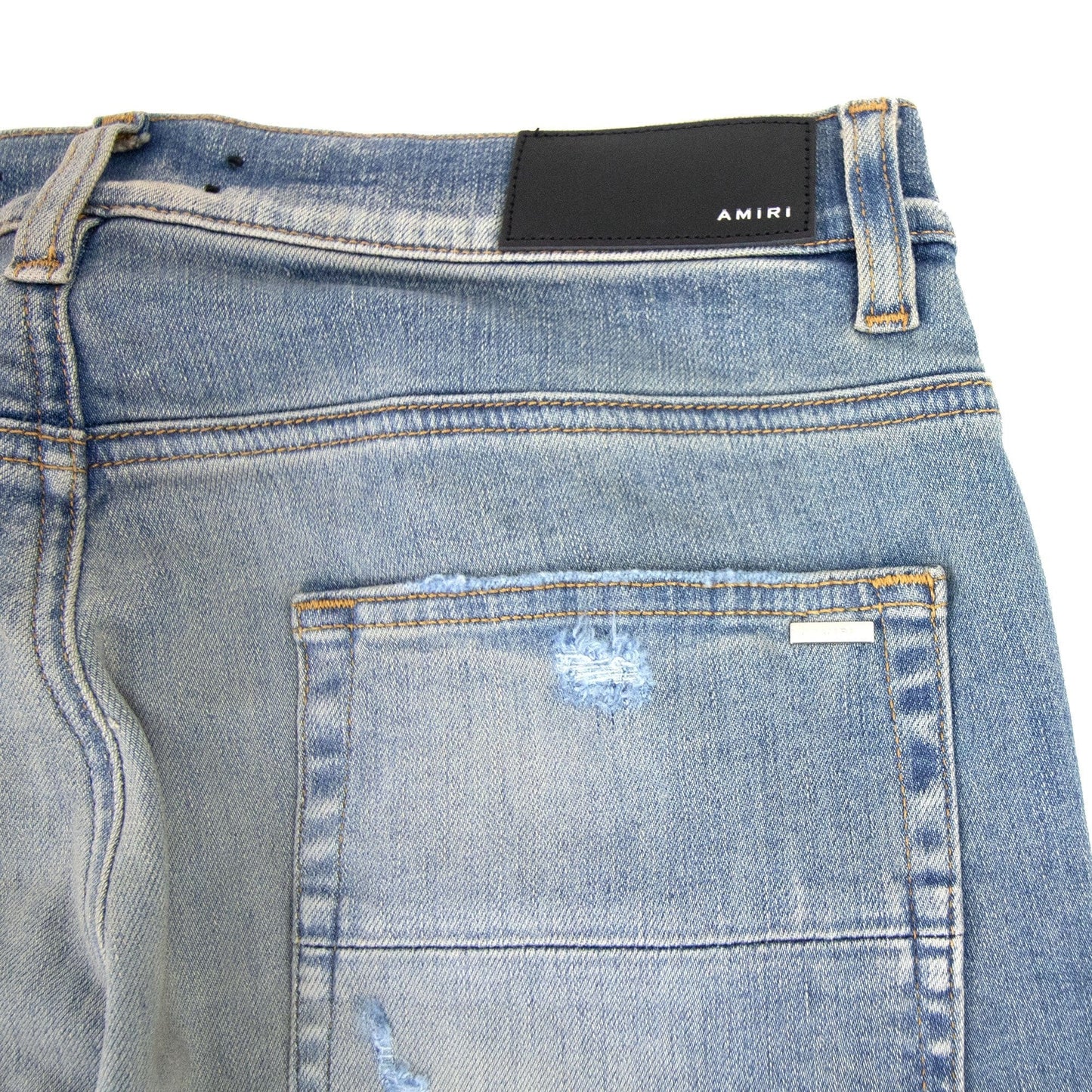 Amiri Mx1 Cracked Paint Jean Denim
