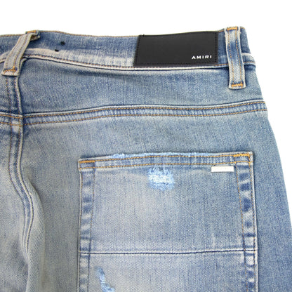Amiri Mx1 Cracked Paint Jean Denim