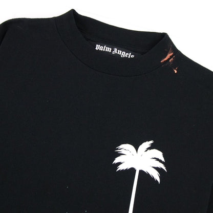 Palm Angels Pxp Painted Classic T Shirt Black/white