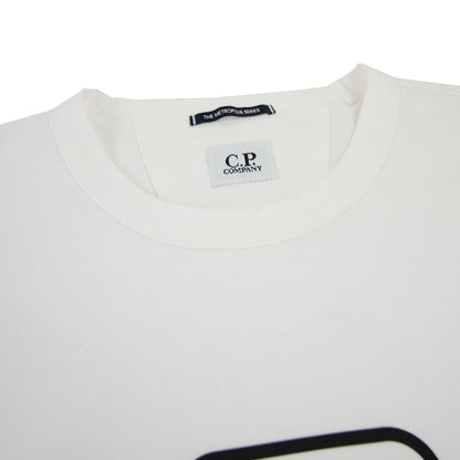 Cp Company Metropolis Series 30/1 Jersey Visual T-shirt White 103