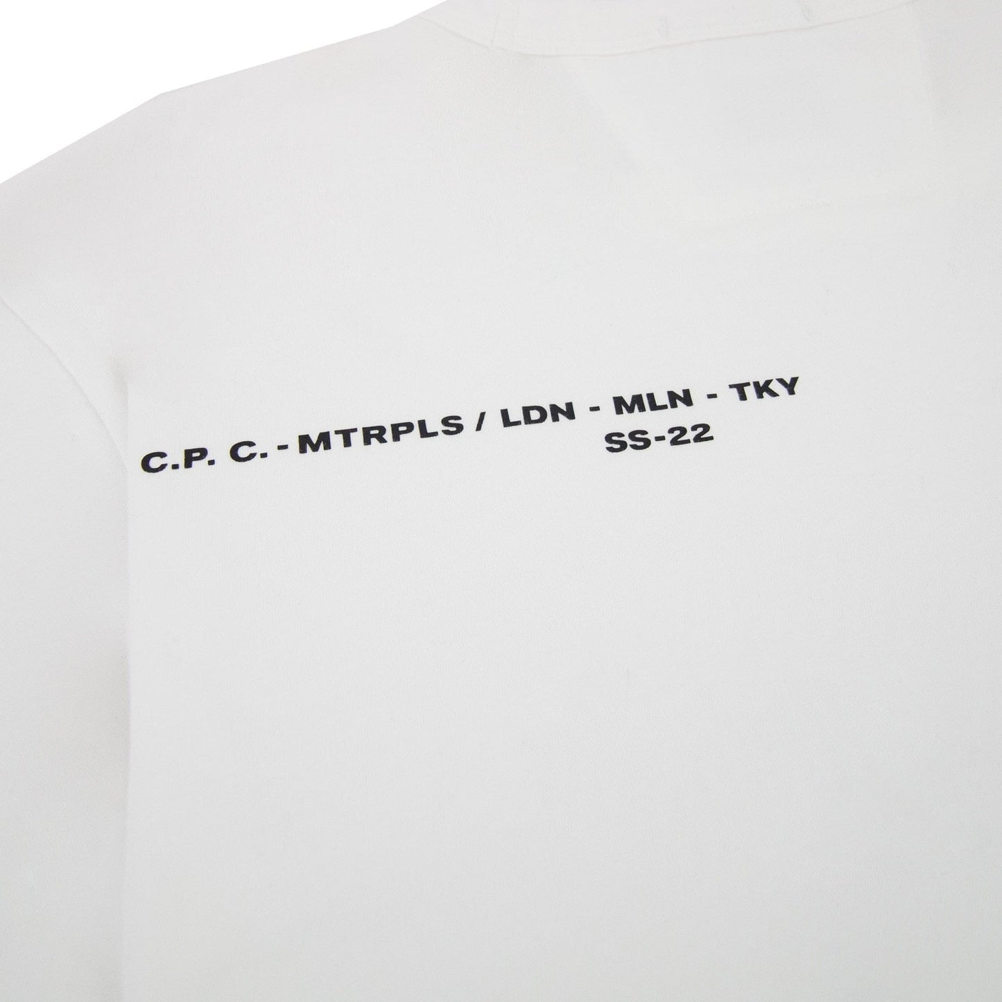 Cp Company Metropolis Series 30/1 Jersey Visual T-shirt White 103