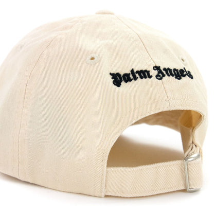 Palm Angels Classic Logo Cap Off White