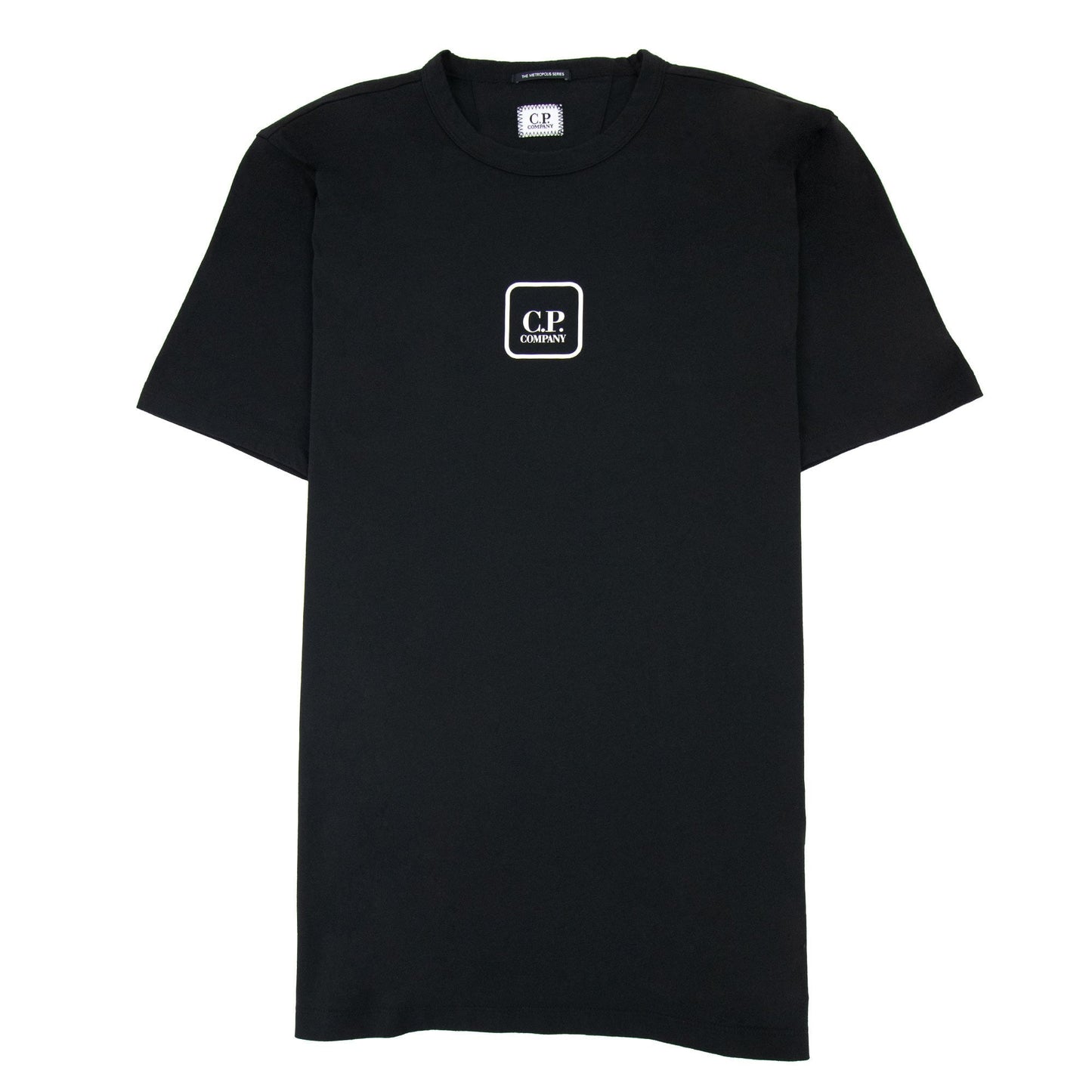 Cp Company S192a Metropolis Series 30/1 Jersey Graphic T-shirt Black 999