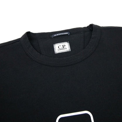 Cp Company S192a Metropolis Series 30/1 Jersey Graphic T-shirt Black 999