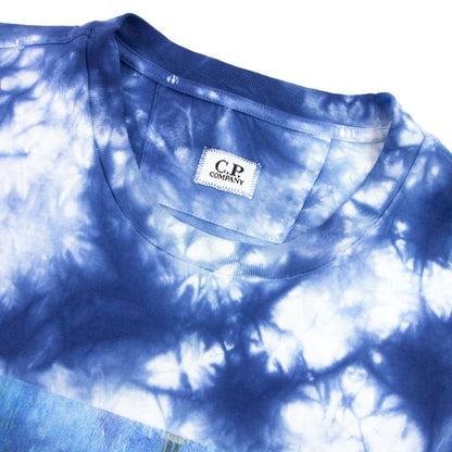 Cp Company 24/1 Jersey Treated Next Landscape T-shirt Blue T02