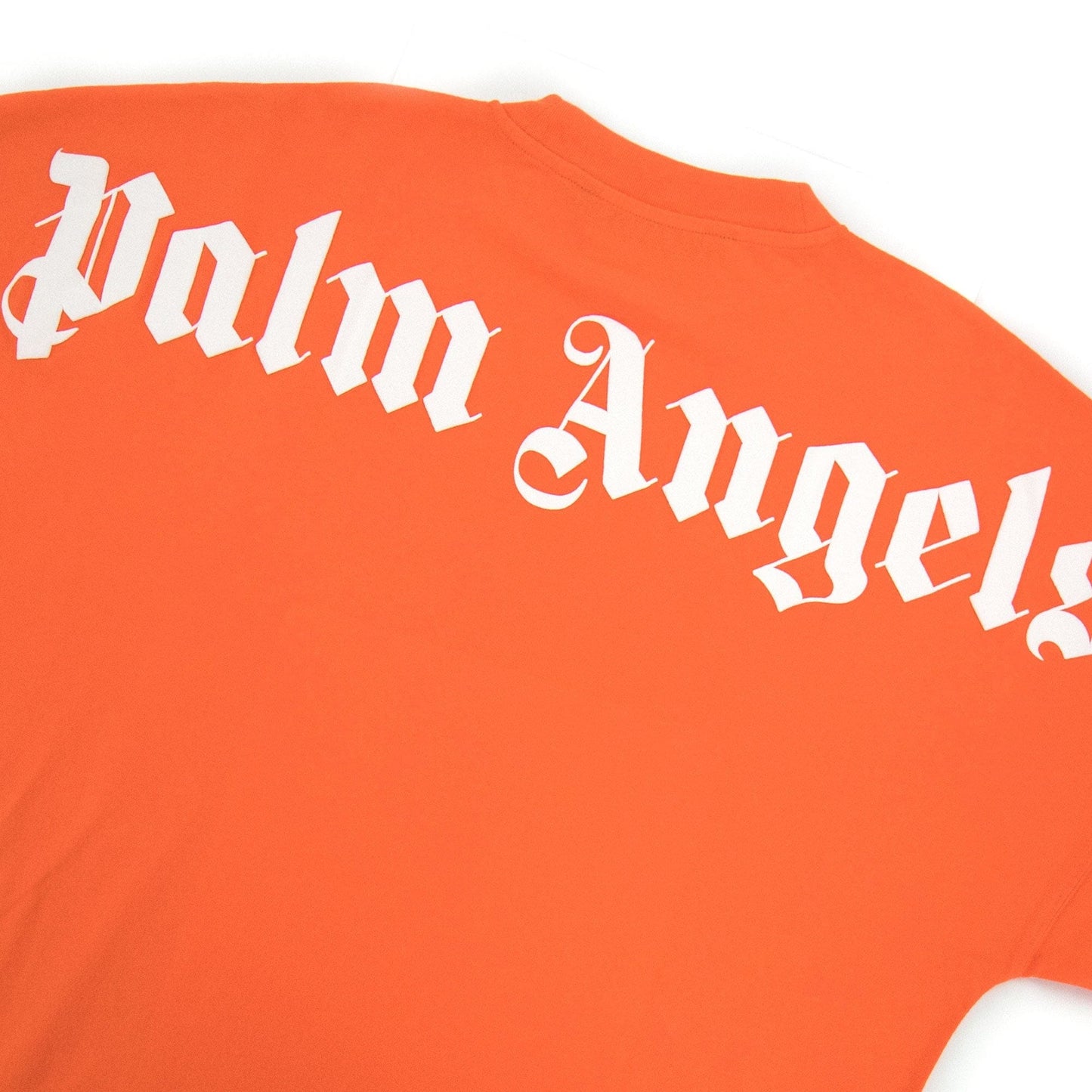Palm Angels Classic Logo Over L/s T Shirt Orange/white