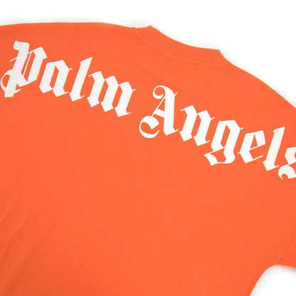 Palm Angels Classic Logo Over L/s T Shirt Orange/white