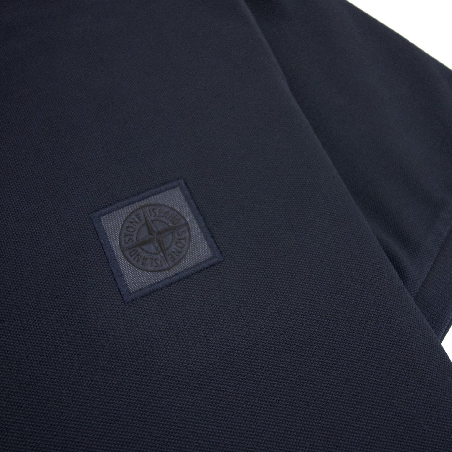 Stone Island Slim Fit Patch Polo Navy Blue V0024