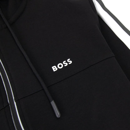 Hugo Boss Saggy 1 Hoody Side Stripes Black 001