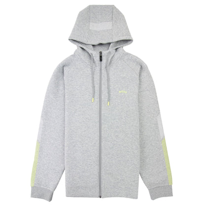 Hugo Boss Saggy 2 Curved Logo Hoody Grey 059
