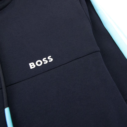 Hugo Boss Saggy 1 Hoody Side Stripes Navy 403