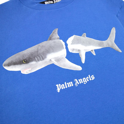 Palm Angels Pa Shark Classic Tee Blue