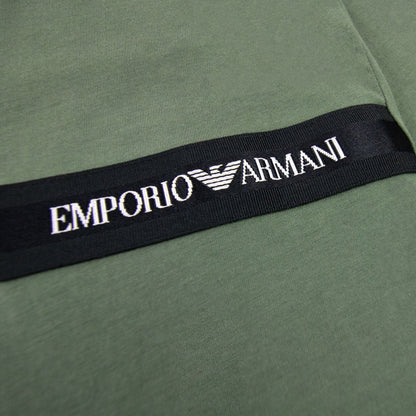 Emporio Armani Emporio Armani Crew Neck Logo T Shirt Khaki