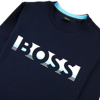 Hugo Boss Salbo 1 Crew Neck Sweat Navy 403