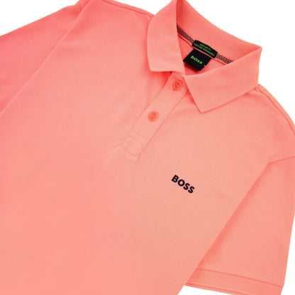 Hugo Boss Piro Reg Fit Polo Orange