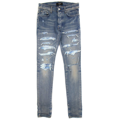 Amiri Tie Dye Bandana Thrasher Jean Denim
