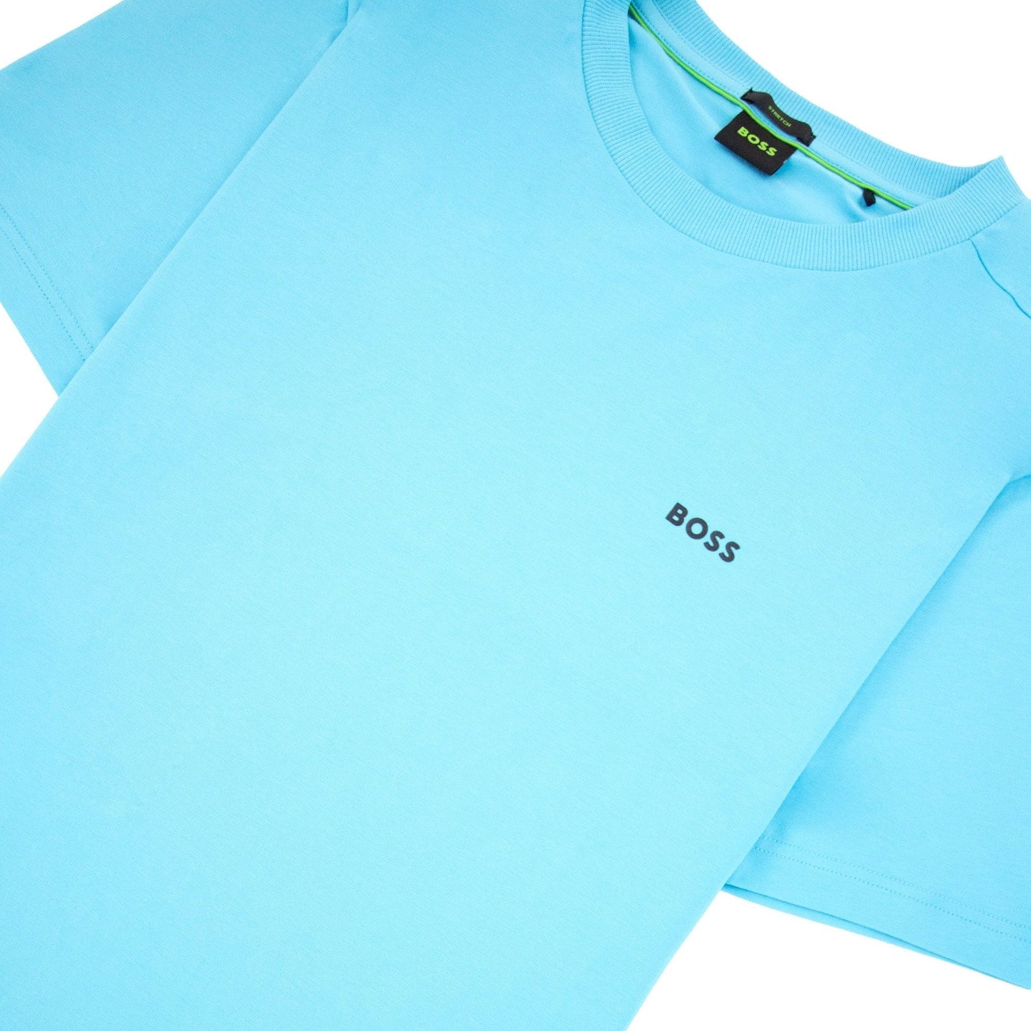 Hugo Boss Tee Contrast Logo T Shirt Light Blue 454