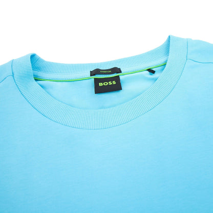 Hugo Boss Tee Contrast Logo T Shirt Light Blue 454