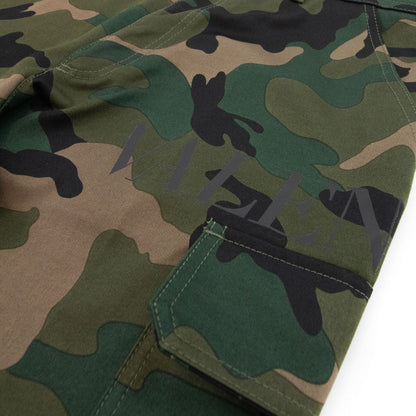 Valentino Cotton Trousers With Camouflage Print Camo