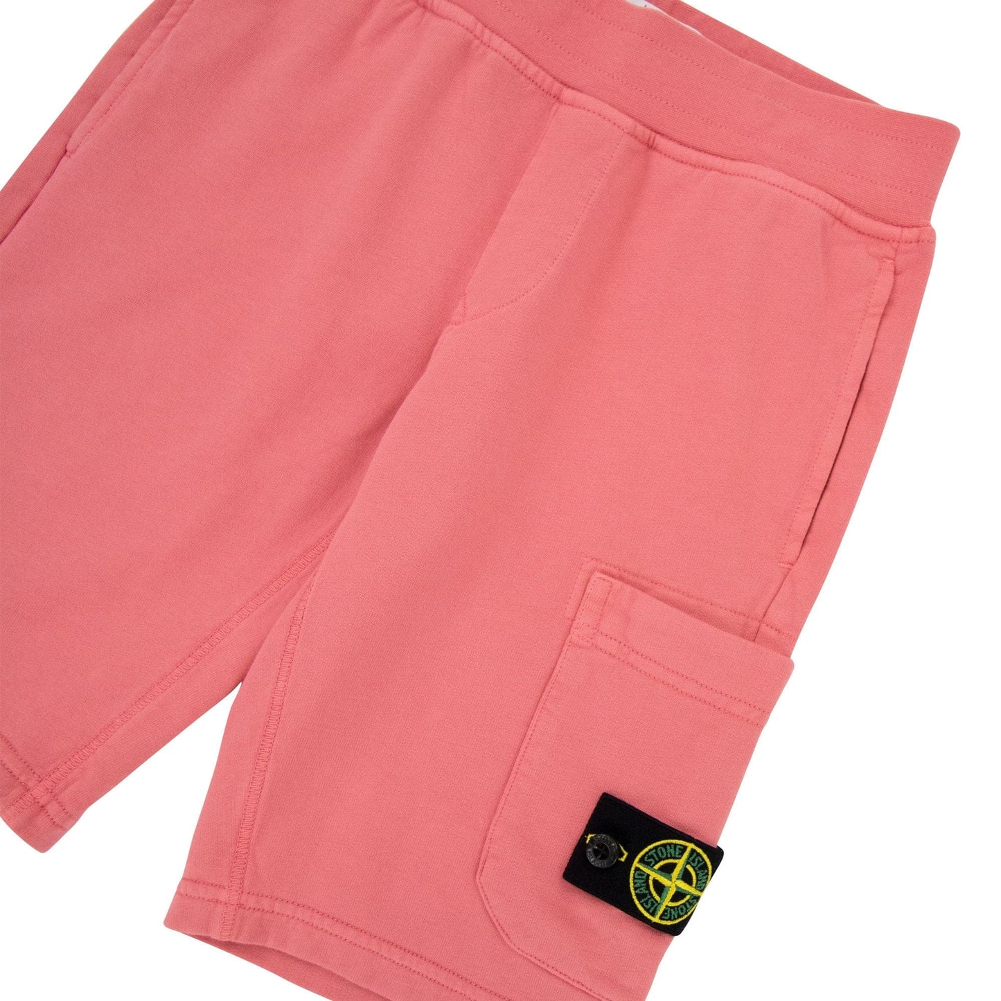 Stone Island Junior S/s Shorts Fuchsia