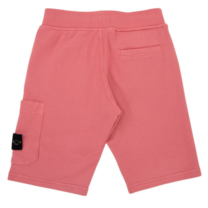 Stone Island Junior S/s Shorts Fuchsia