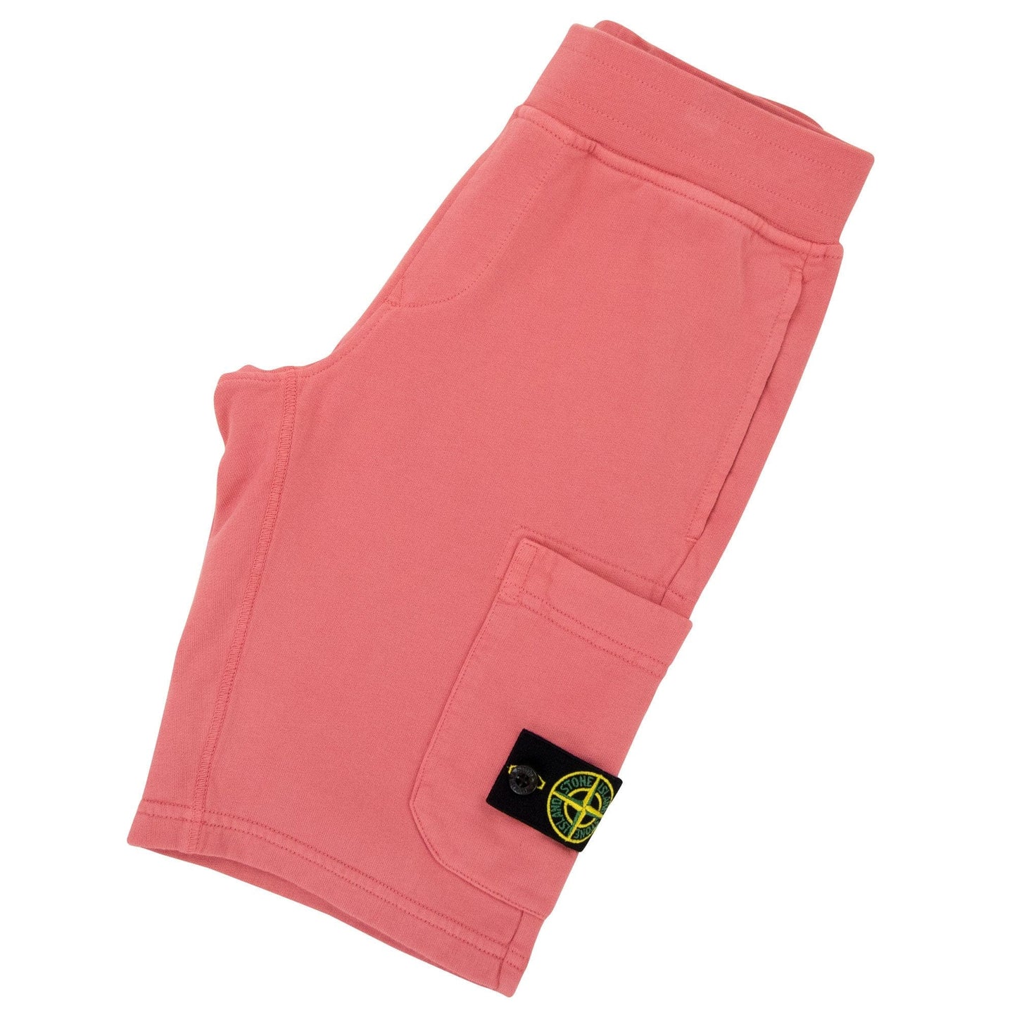 Stone Island Junior S/s Shorts Fuchsia