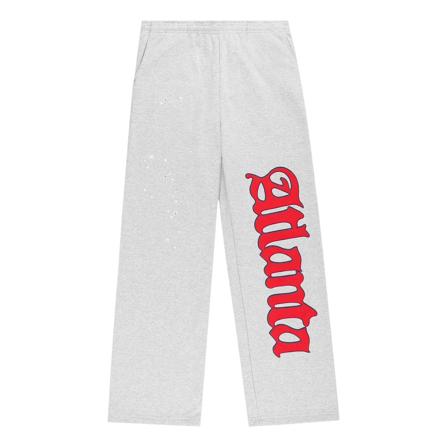 Sp5der Atlanta Wide Leg Sweatpant 'Heather Grey' SB020FW25HGR
