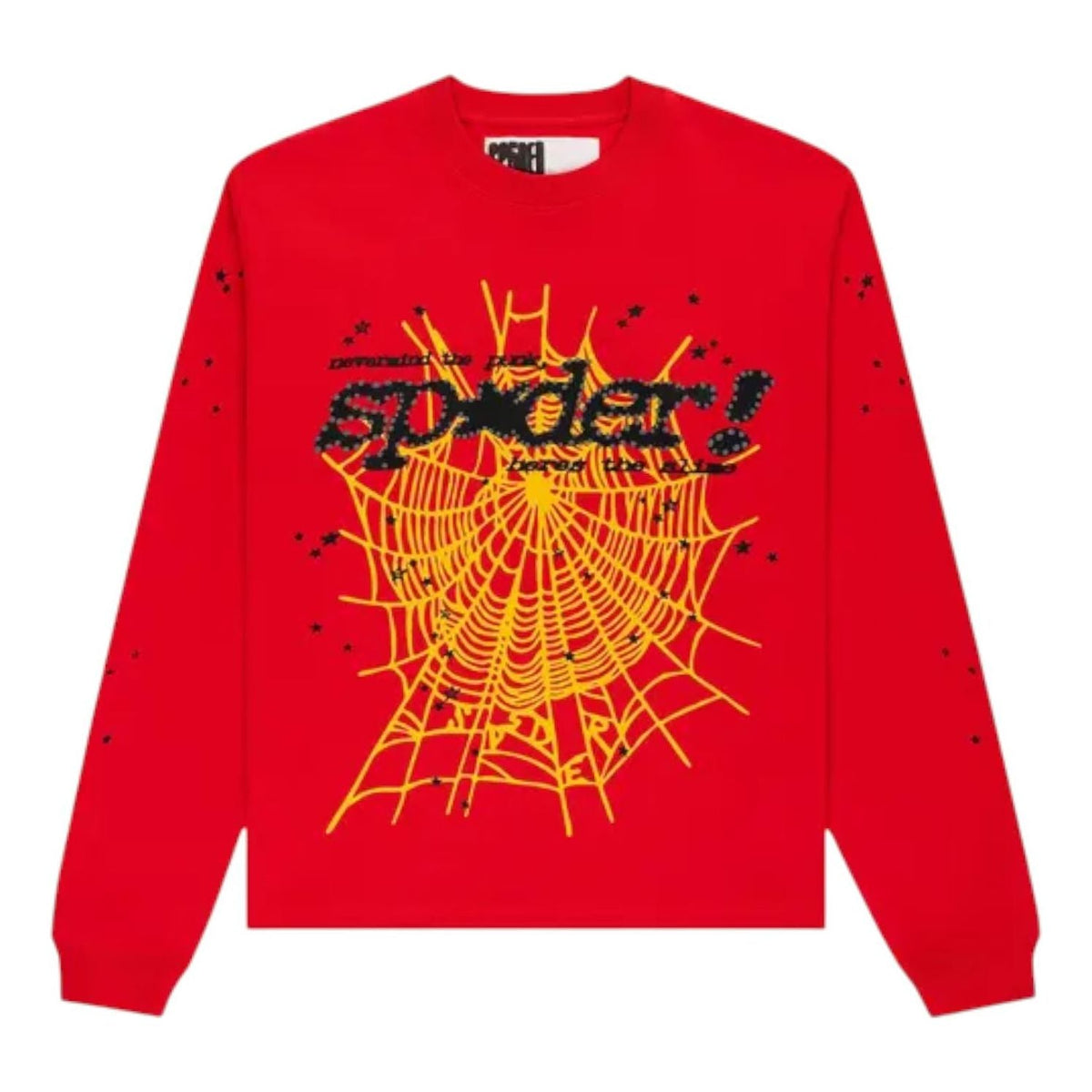 Sp5der Punk V2 Long-Sleeve 'Red' TE038FW25RED