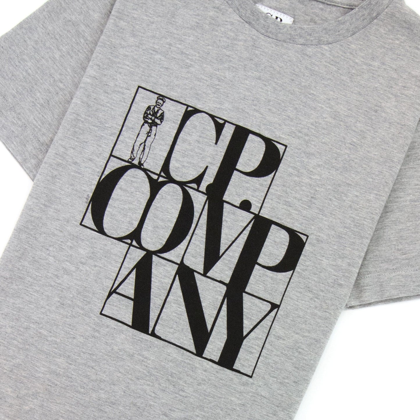 Cp Company Undersixteen Cp Block T-shirt Grey