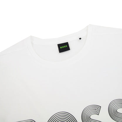 Hugo Boss Tee 6 Logo T Shirt White 100