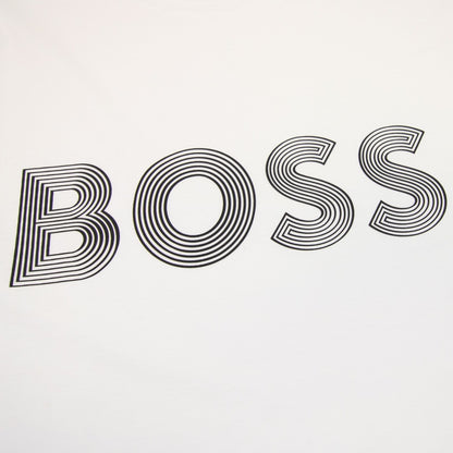 Hugo Boss Tee 6 Logo T Shirt White 100