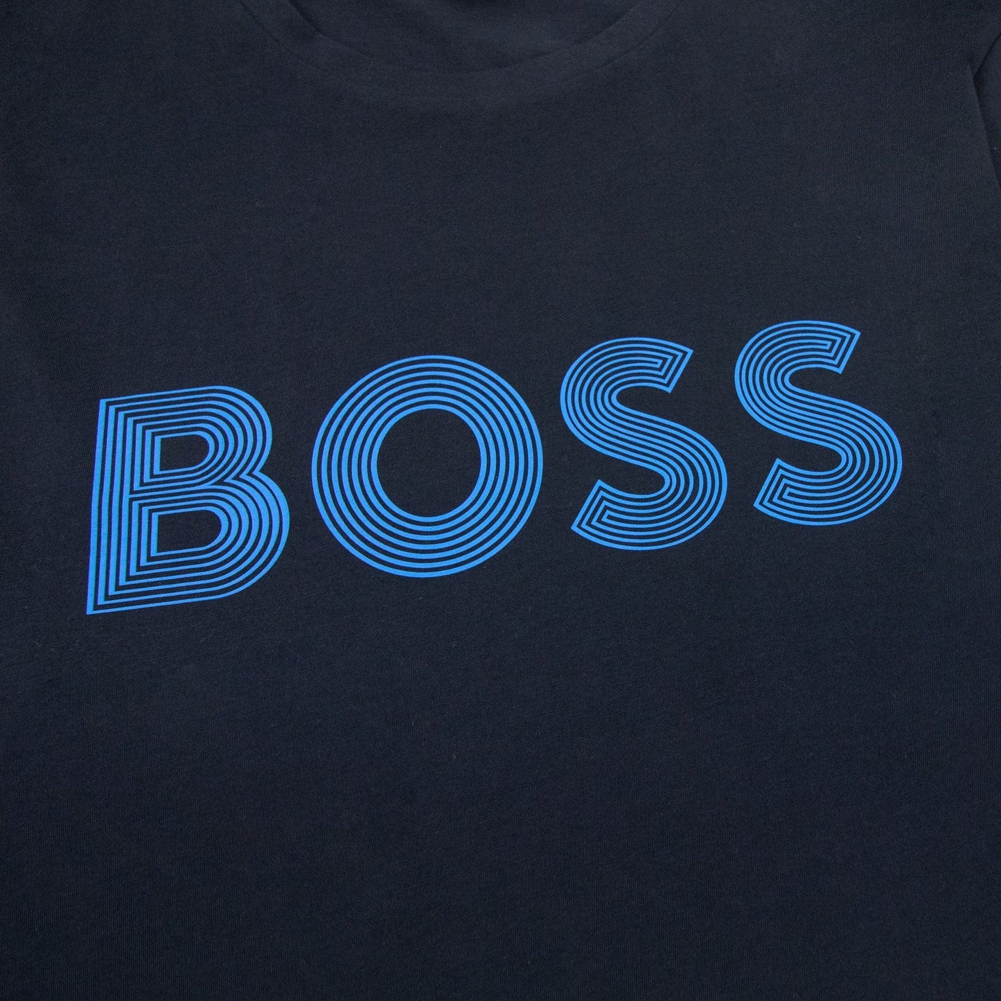 Hugo Boss Tee 6 Logo T Shirt Dark Blue 402