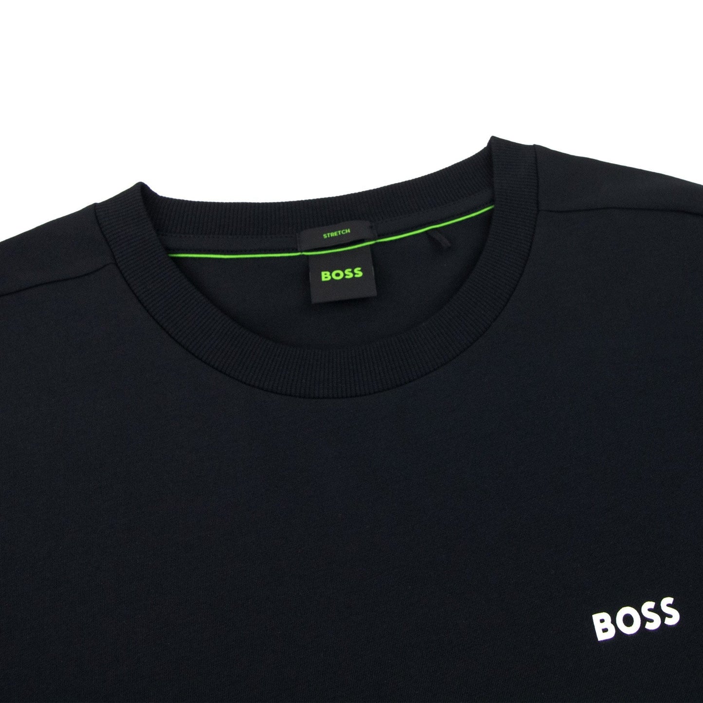 Hugo Boss Tee Contrast Logo T Shirt Navy black 001