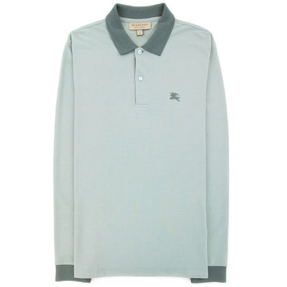 Burberry Lawford L/s Polo Eucalyptus Green