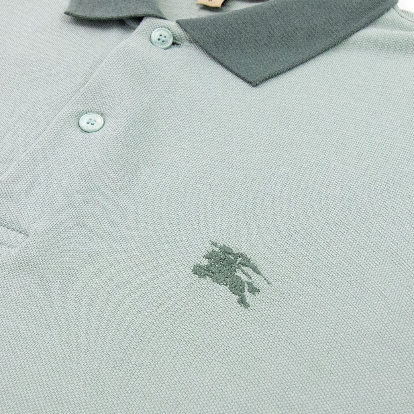 Burberry Lawford L/s Polo Eucalyptus Green