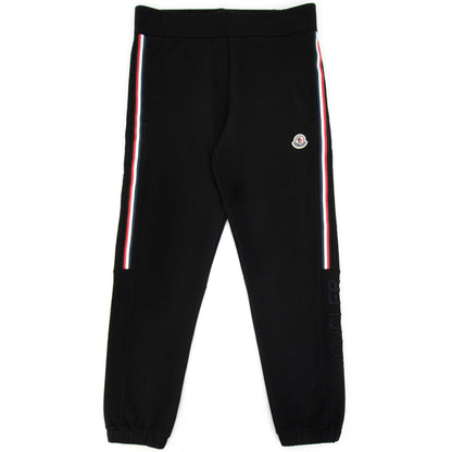 Moncler Tricolour Accent Jogging Trousers Black