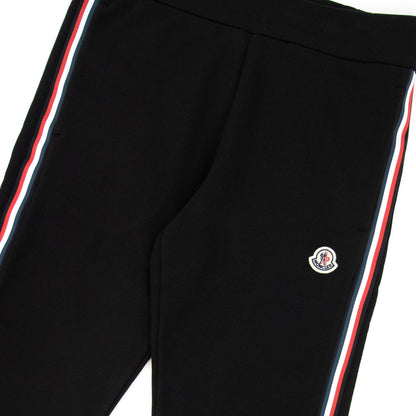 Moncler Tricolour Accent Jogging Trousers Black