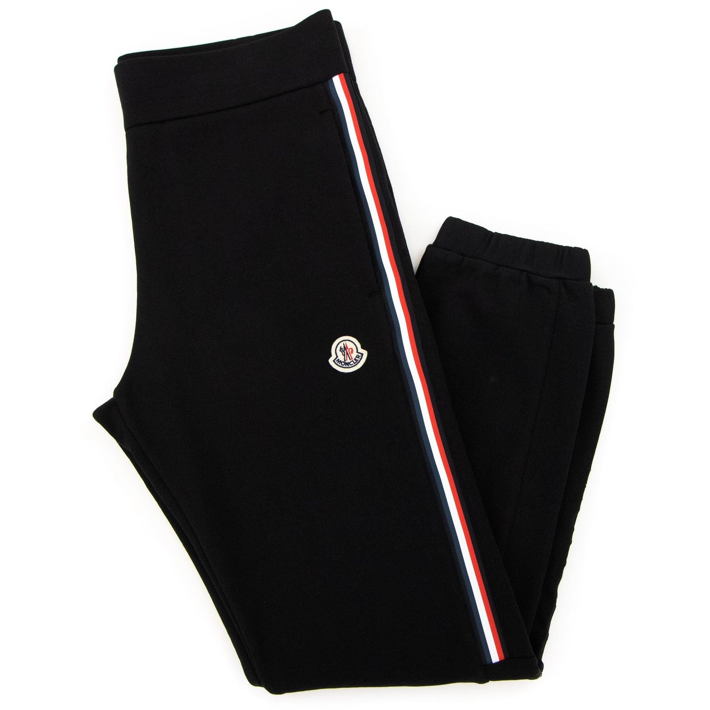 Moncler Tricolour Accent Jogging Trousers Black