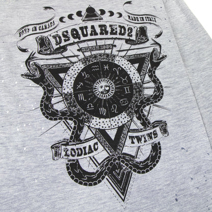 Dsquared2 Zodiac Twins L/s T Shirt Grey