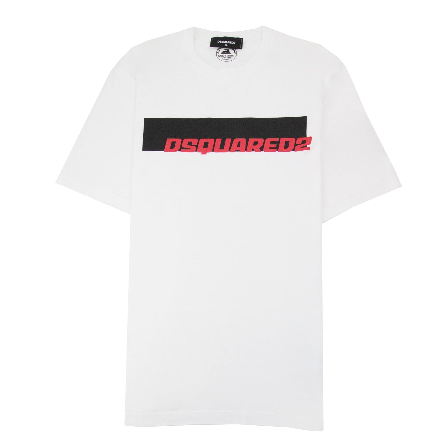 Dsquared2 Stripe Logo T-shirt White 100