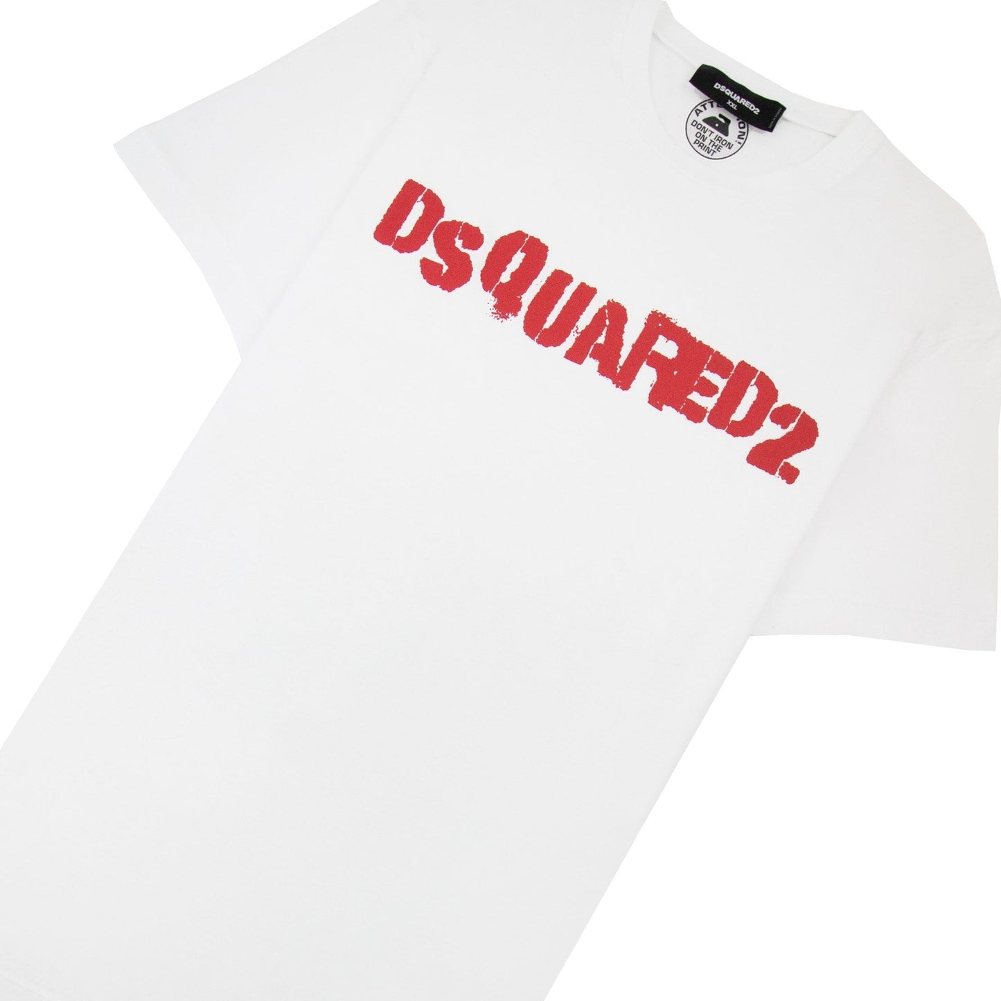 Dsquared2 Logo Print T Shirt White 100