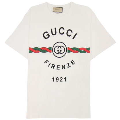 Gucci Gucci Firenze 1921 Cotton Jersey White
