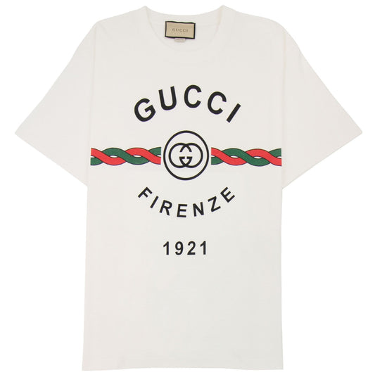 Gucci Gucci Firenze 1921 Cotton Jersey White