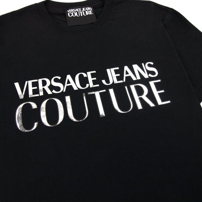 Versace Jeans Couture Logo T Shirt Black/silver
