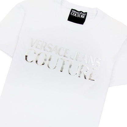 Versace Jeans Couture Logo T Shirt White/silver