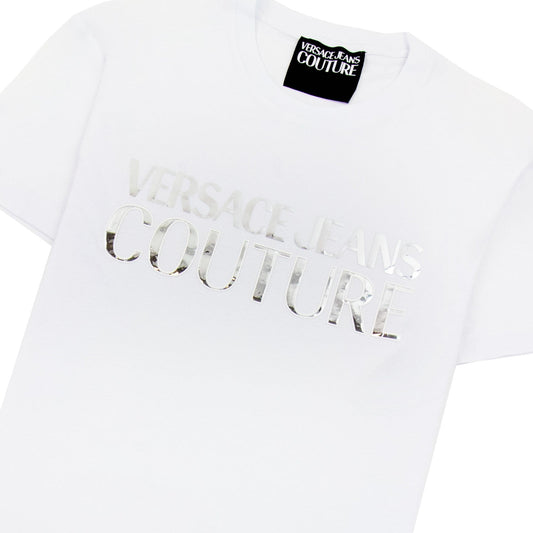 Versace Jeans Couture Logo T Shirt White/silver