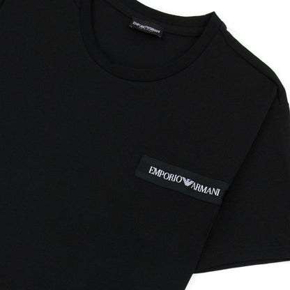Emporio Armani Emporio Armani Crew Neck Logo T Shirt Black